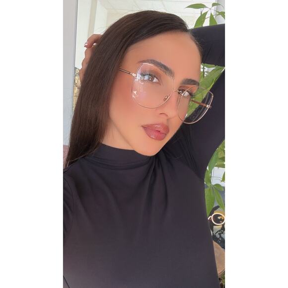 NEW Dior GemDiorO B1U Eyeglasses Frames in Rose Gold - Picture 2 of 8